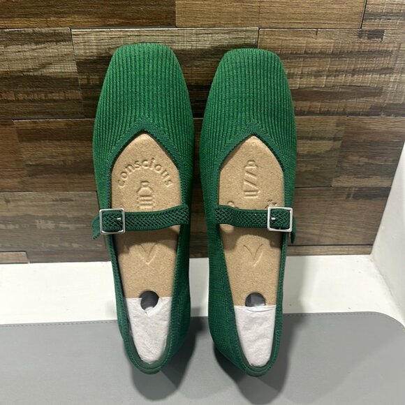 Vivaia Square-Toe Mary-Jane (Margot Mary-Jane) Women's Flats Size 8.5 NIB - Picture 7 of 8